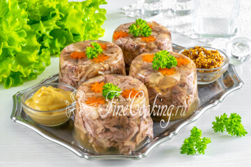 Домашний холодец из индейки без желатина