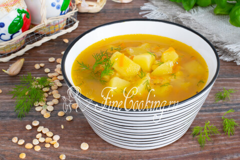Пошаговый рецепт горохового супа - вкусного и сытного