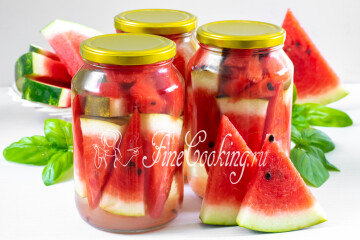 Маринованный арбуз в банках на зиму
