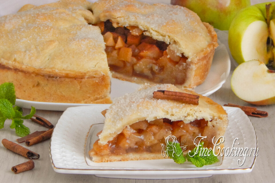 Американский яблочный пирог (American apple pie) — готовое блюдо