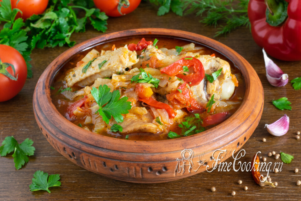 Чахохбили из курицы — готовое блюдо