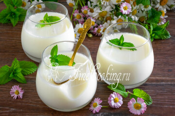 Домашнее молочное желе