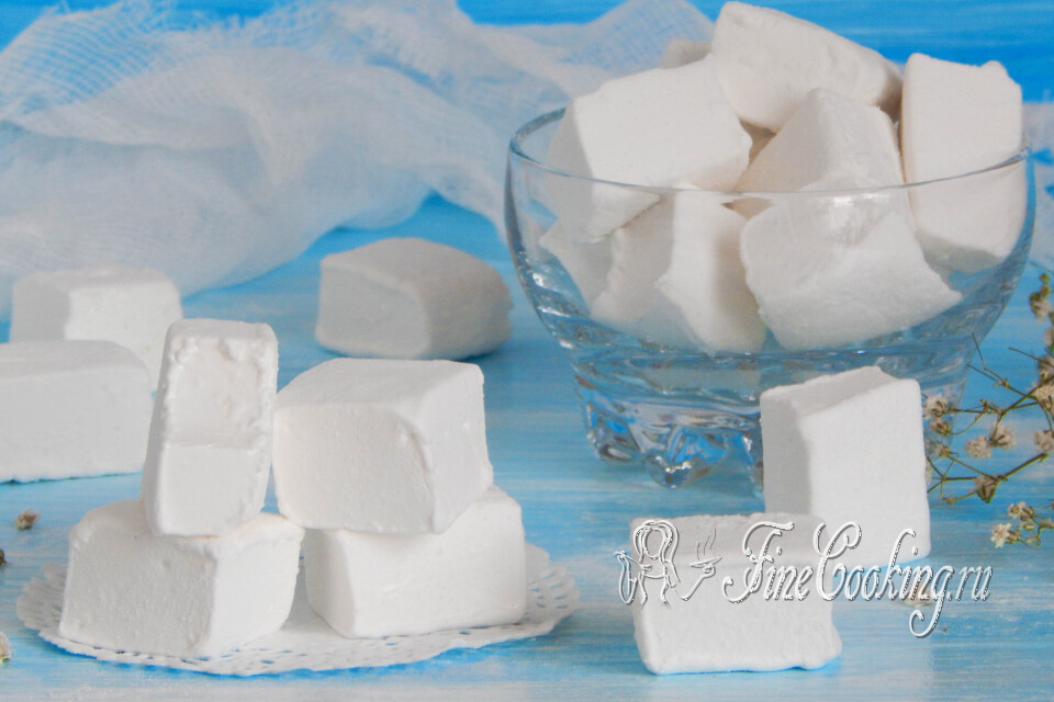 Домашний зефир Маршмеллоу (Marshmallow) — готовое блюдо