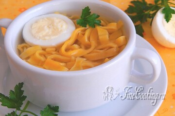 Домашняя лапша из моркови