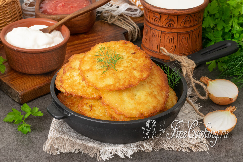 Драники картофельные — готовое блюдо
