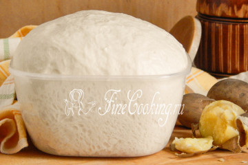 Дрожжевое картофельное тесто