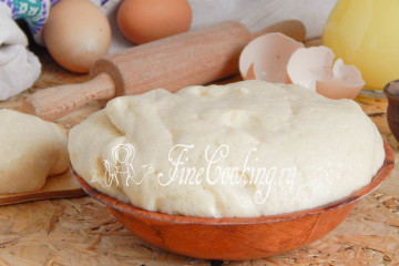 Дрожжевое тесто на сыворотке