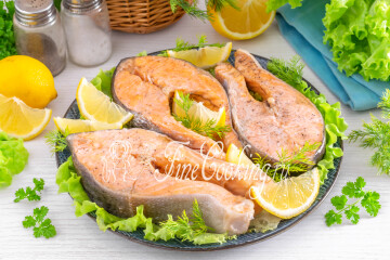 Форель на пару