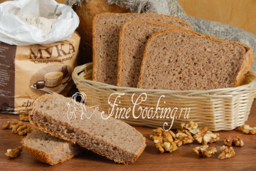 Гречневый хлеб с орехами