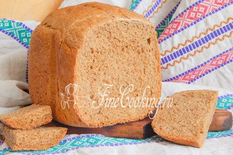 Хлебушек с солодом с тонкой корочкой и воздушным мякишем