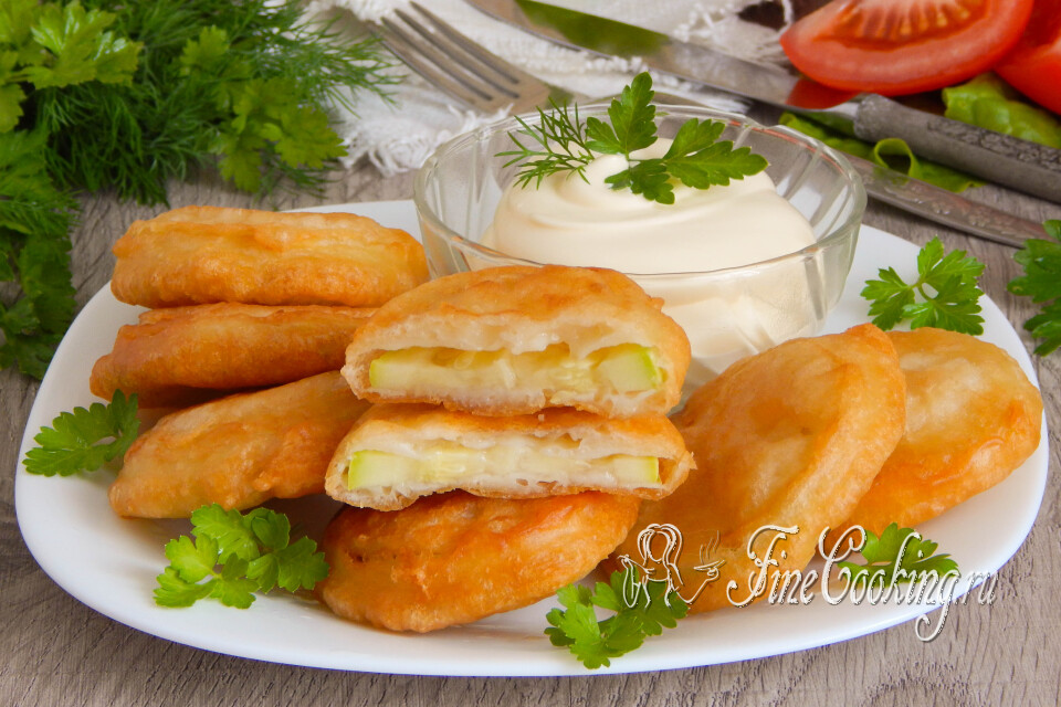 Кабачки в кляре — готовое блюдо