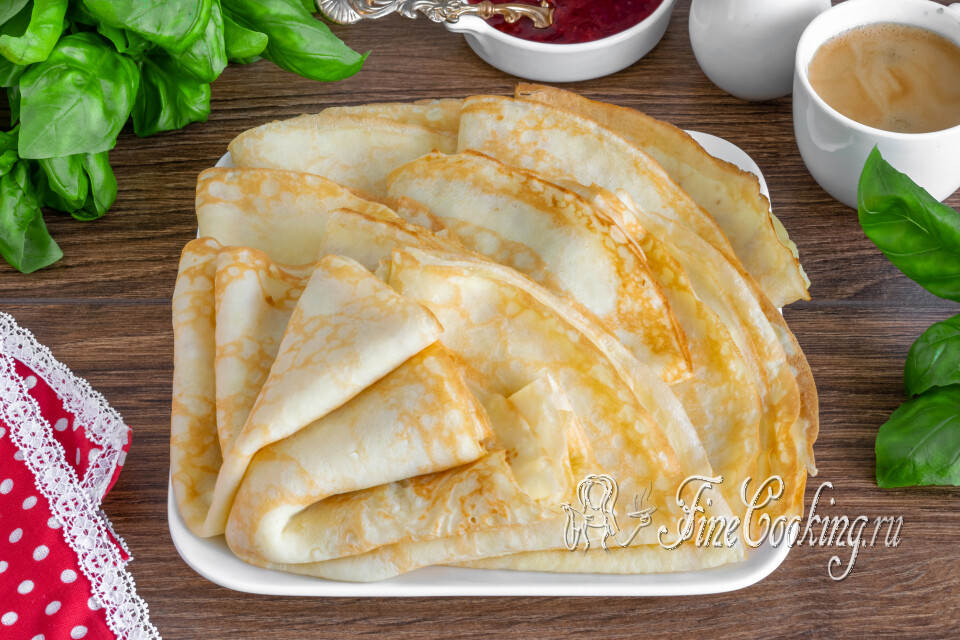 Кабачковые блинчики — готовое блюдо