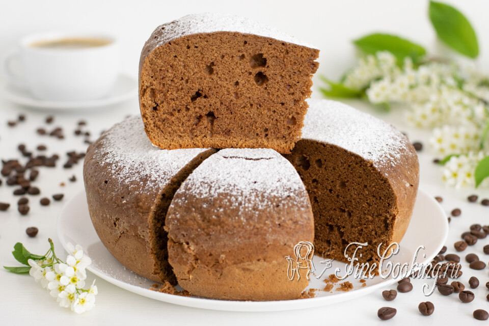 Кофейный кекс — готовое блюдо