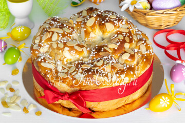 Козунак (болгарский пасхальный пирог)