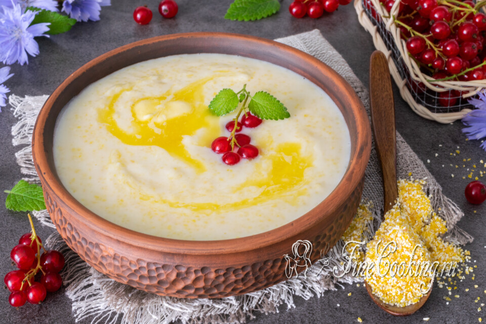 Кукурузная каша — готовое блюдо