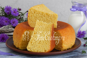 Кукурузный бисквит
