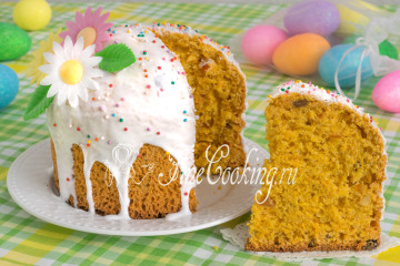 Кулич морковный