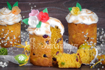 Кулич пасхальный тыквенный