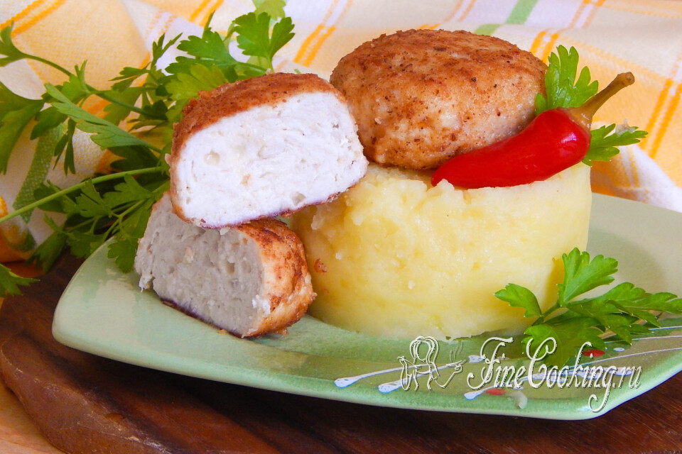 Куриные котлеты с сыром — готовое блюдо
