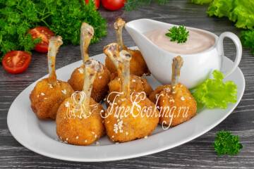 Куриные крылышки Бон-бон в духовке