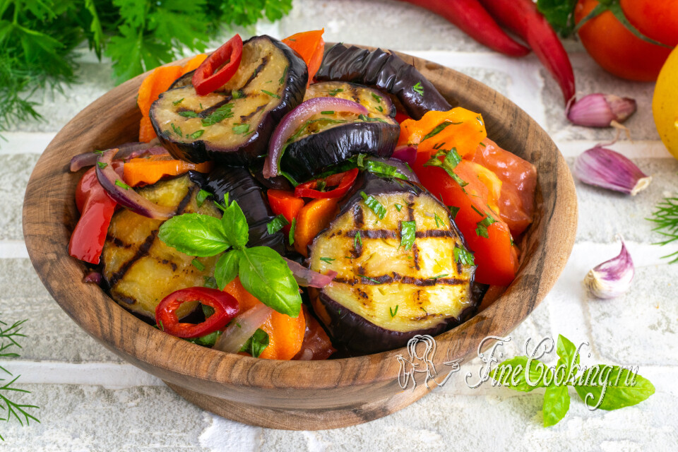 Маринованные баклажаны — готовое блюдо