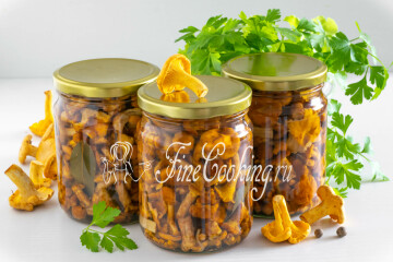 Маринованные лисички на зиму