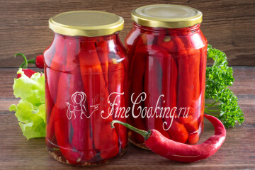 Маринованный острый перец на зиму