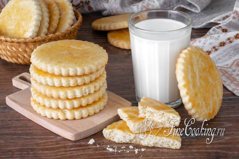Молочные коржики — готовое блюдо