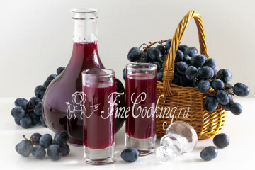 Настойка из винограда на водке в домашних условиях