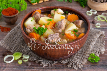 Немецкий суп Пихельштайнер