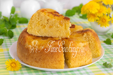 Пирог с ананасами