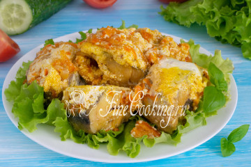 Рыба (минтай) с луком, морковью и сметаной в мультиварке