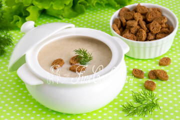 Рыбный суп-пюре со скумбрией