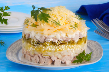 Салат со свининой