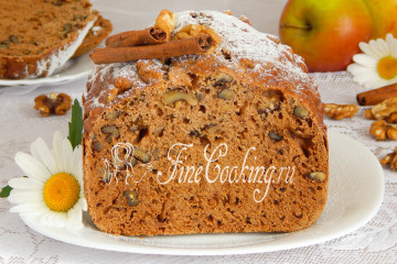 Шарлотка с яблоками в хлебопечке