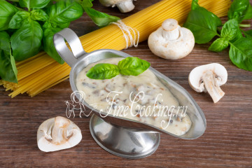Сливочно-грибной соус