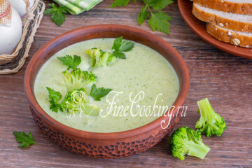 Суп-пюре из брокколи