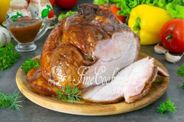 Свиная рулька в соусе Терияки в духовке