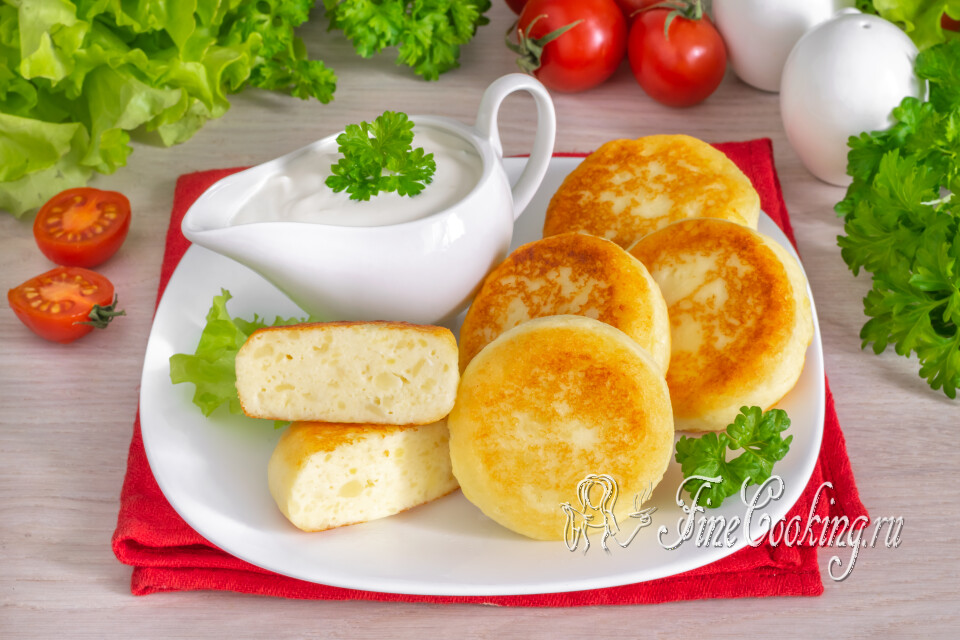 Сырники с картошкой — готовое блюдо