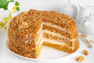 Торт медовый