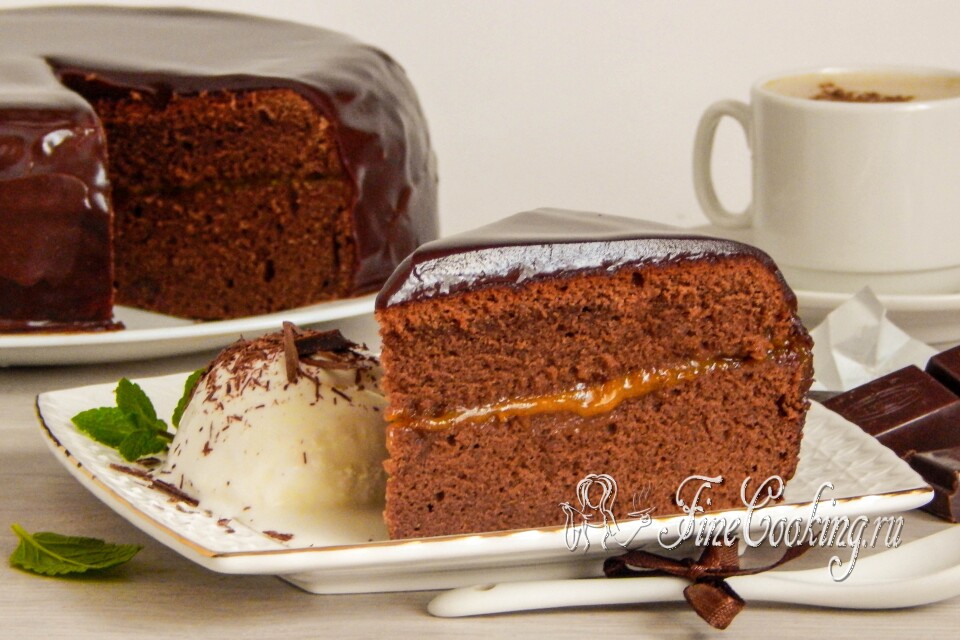 Торт Захер (Sacher) — готовое блюдо