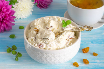 Творожная масса с изюмом