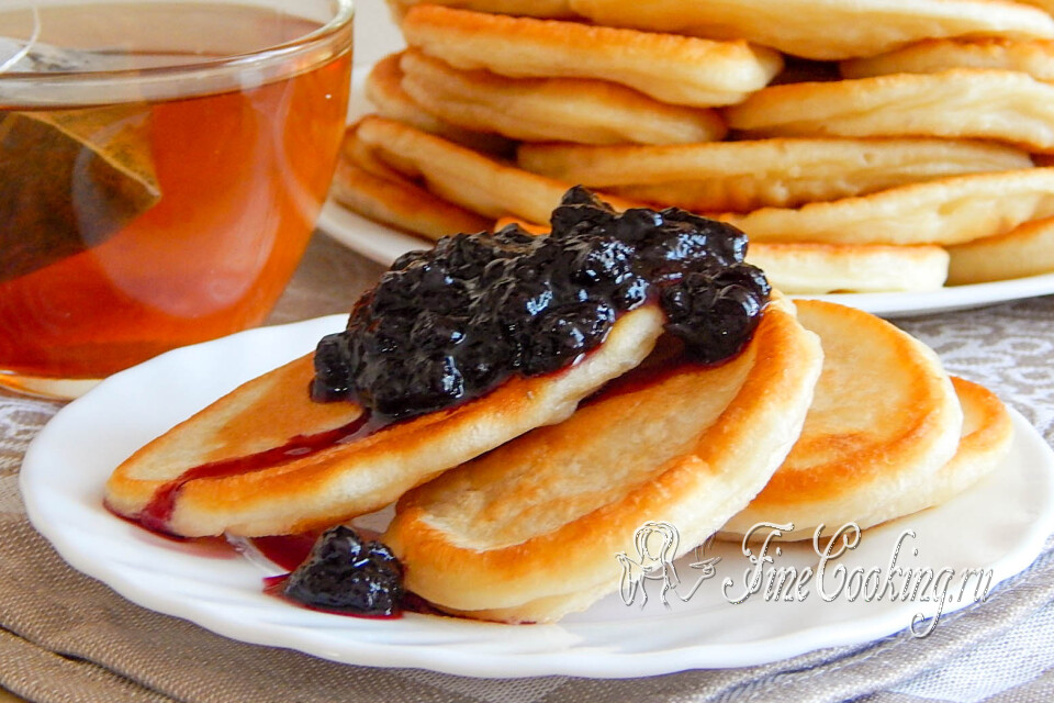 Вкусные оладьи на кефире — готовое блюдо