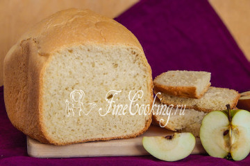 Яблочный хлеб в хлебопечке