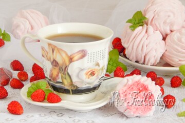 Зефир с земляникой